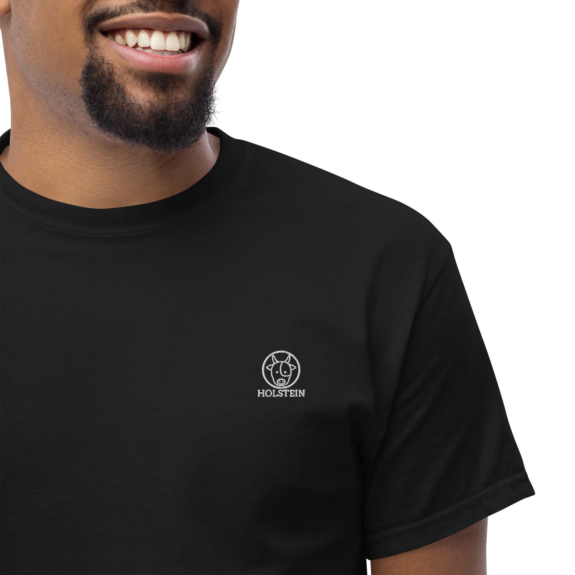 CAMISETA LOGO HOLSTEIN BLANCO