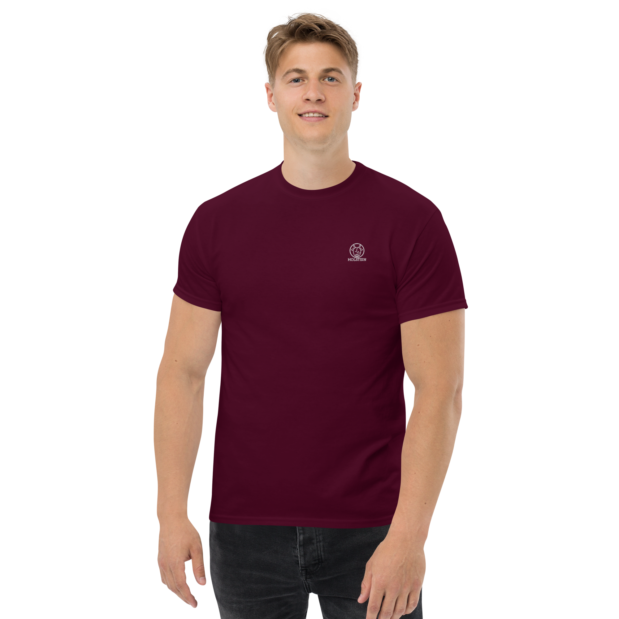 CAMISETA LOGO HOLSTEIN BLANCO