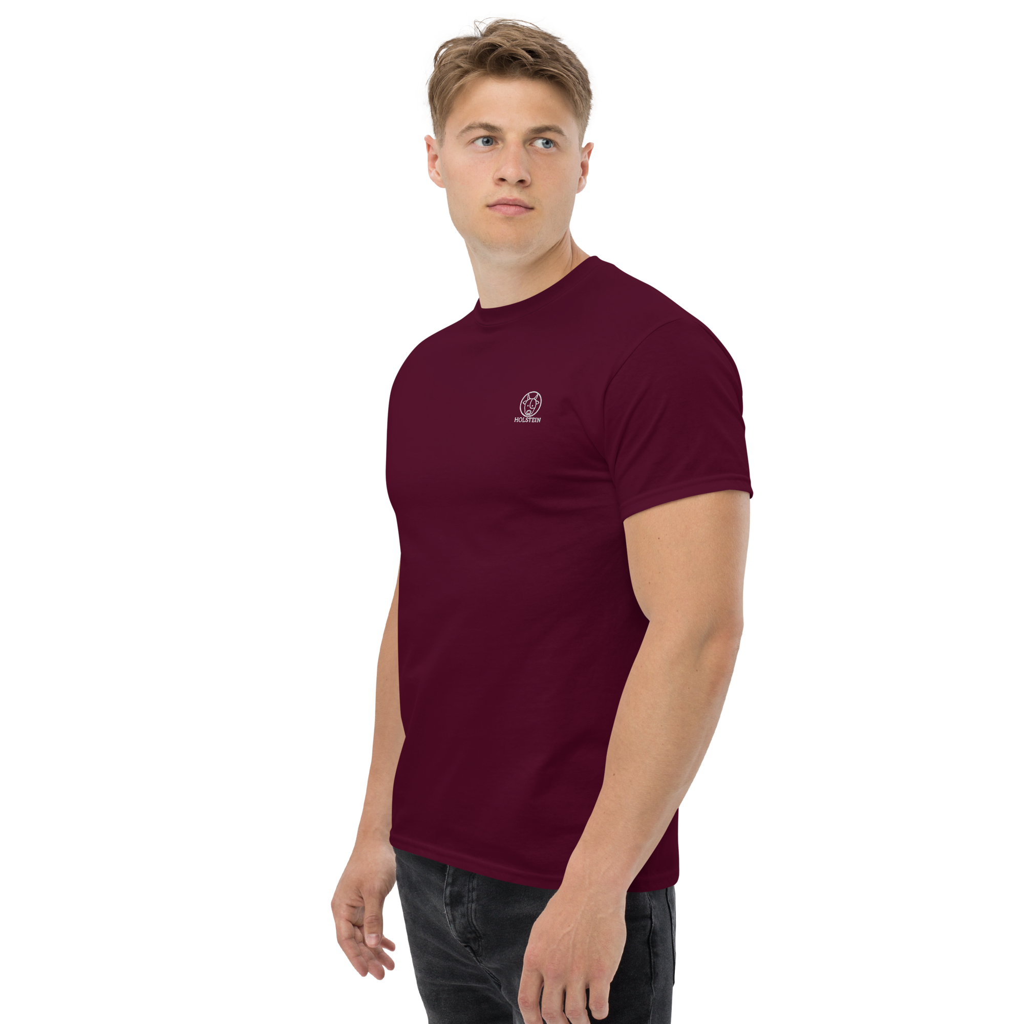 CAMISETA LOGO HOLSTEIN BLANCO