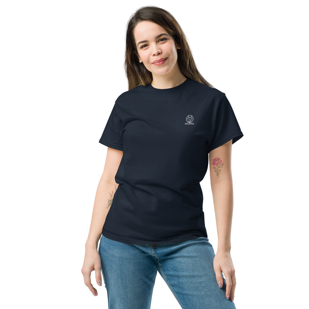 CAMISETA LOGO HOLSTEIN BLANCO