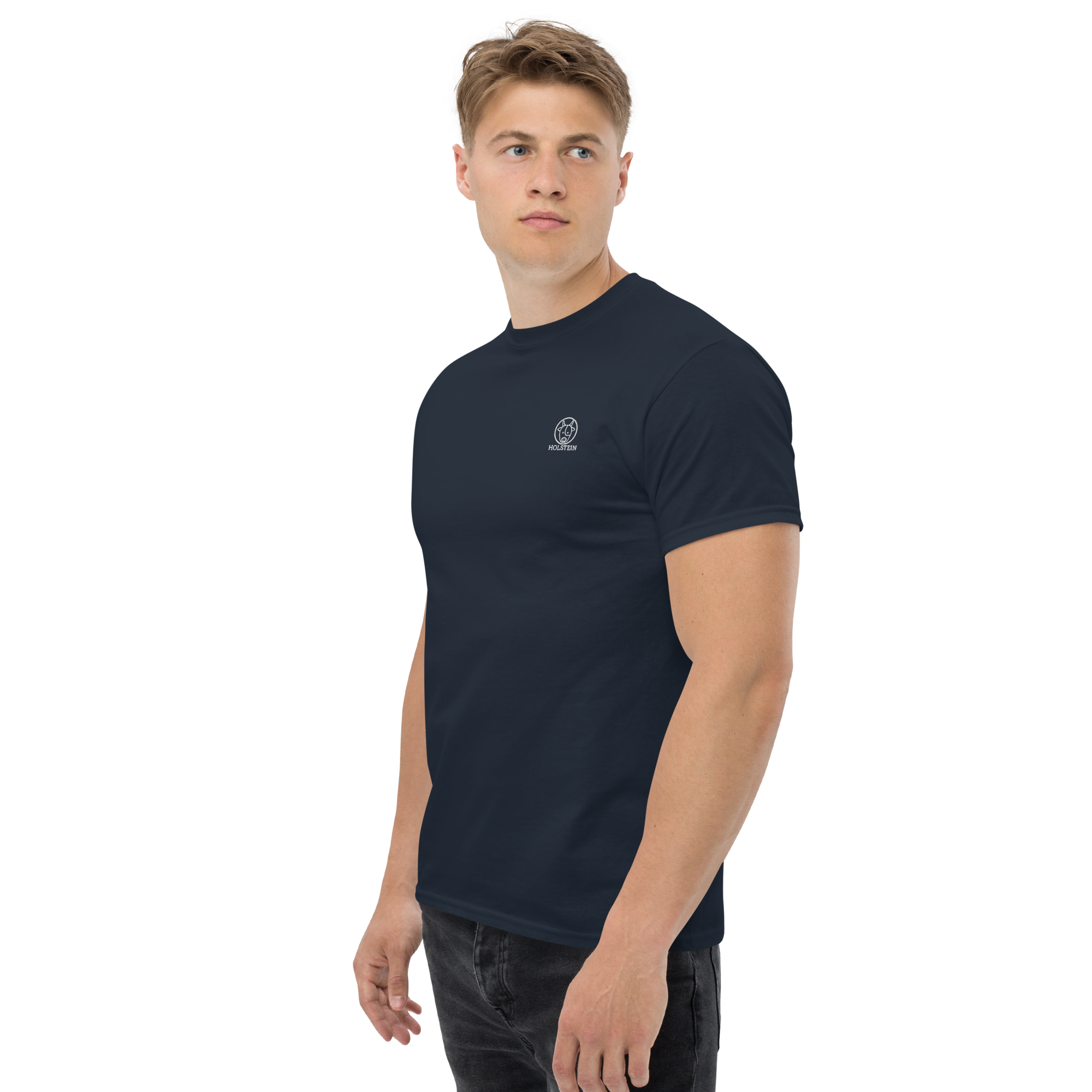 CAMISETA LOGO HOLSTEIN BLANCO