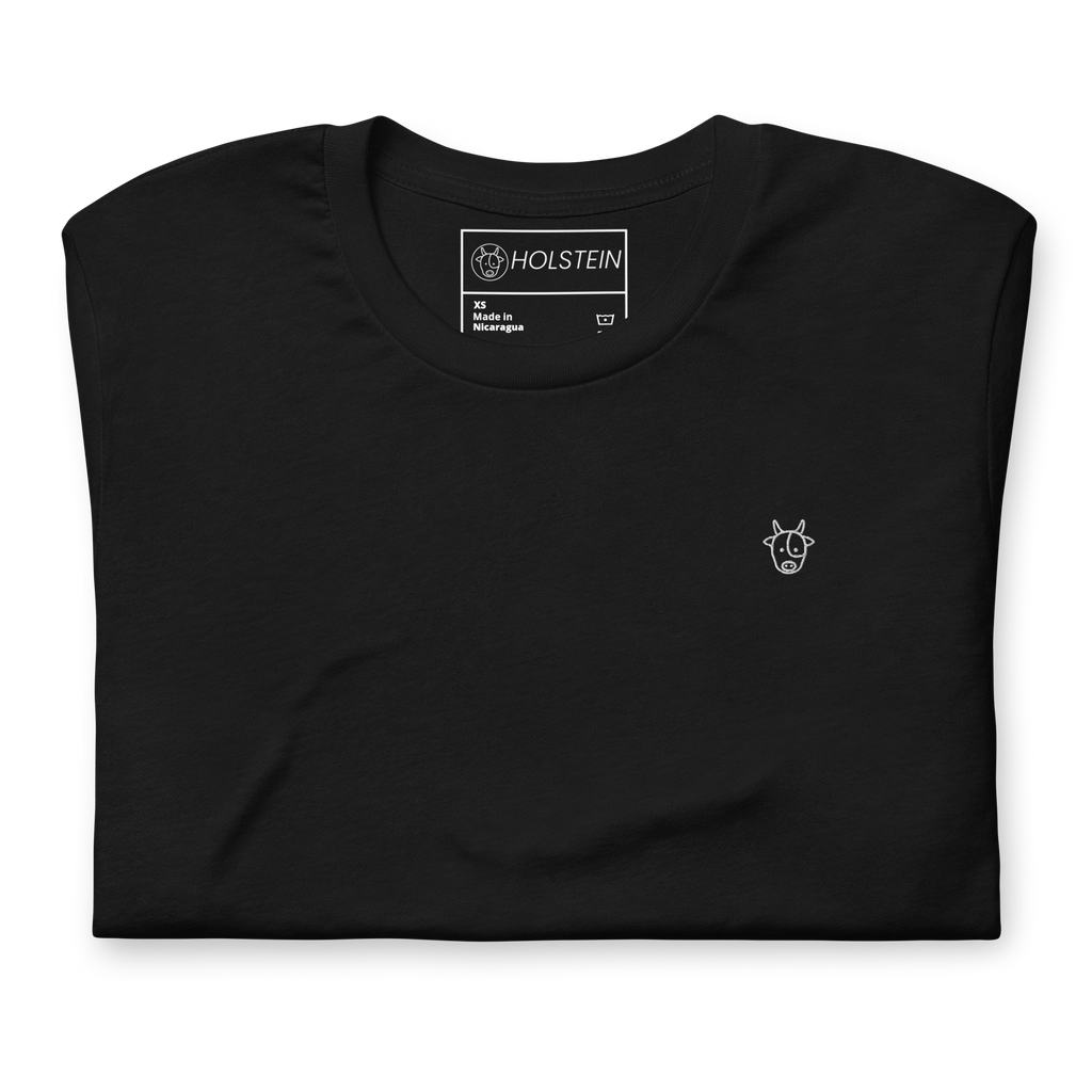 CAMISETA MINILOGO HOLSTEIN BLANCO