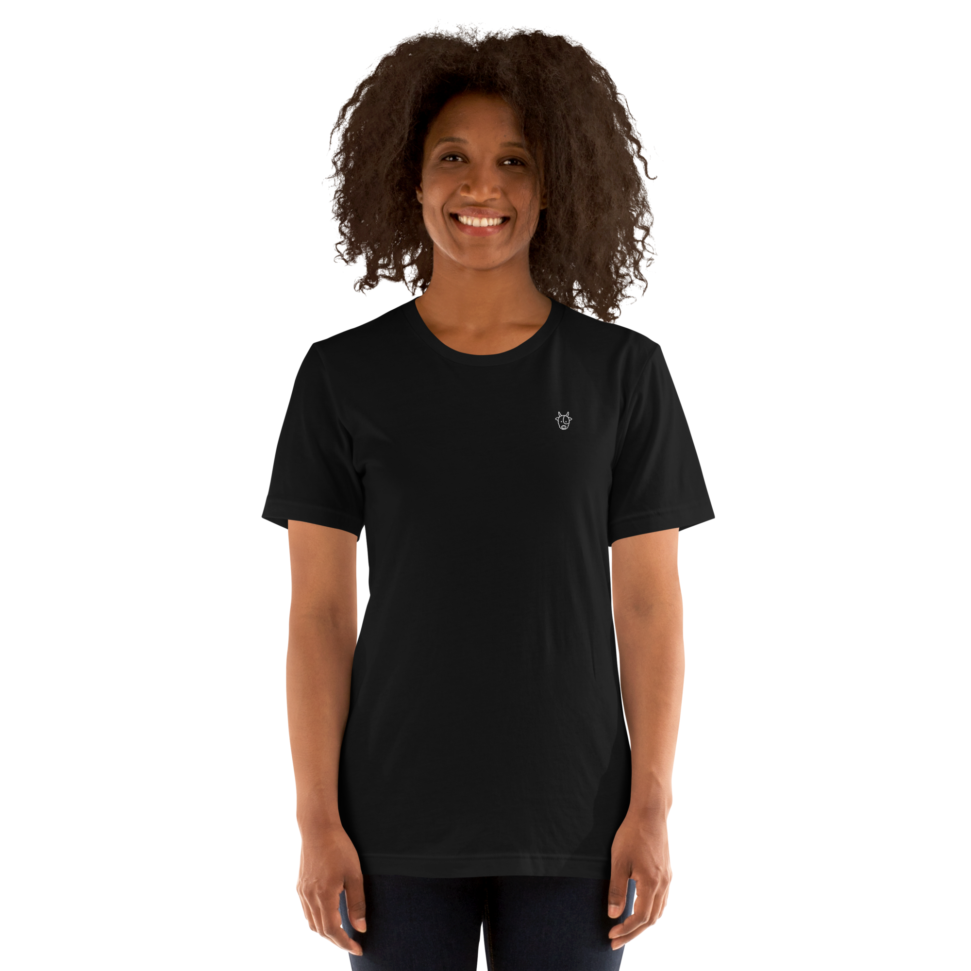 CAMISETA MINILOGO HOLSTEIN BLANCO