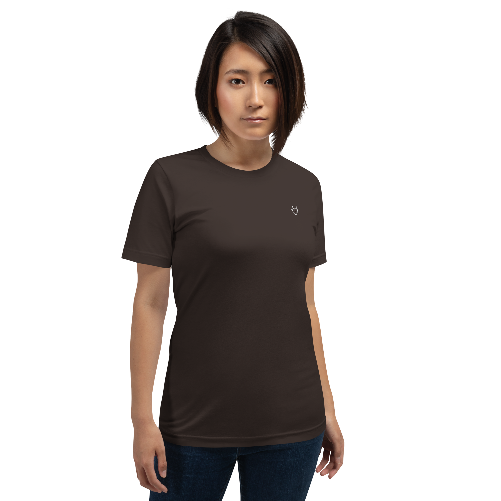 CAMISETA MINILOGO HOLSTEIN BLANCO