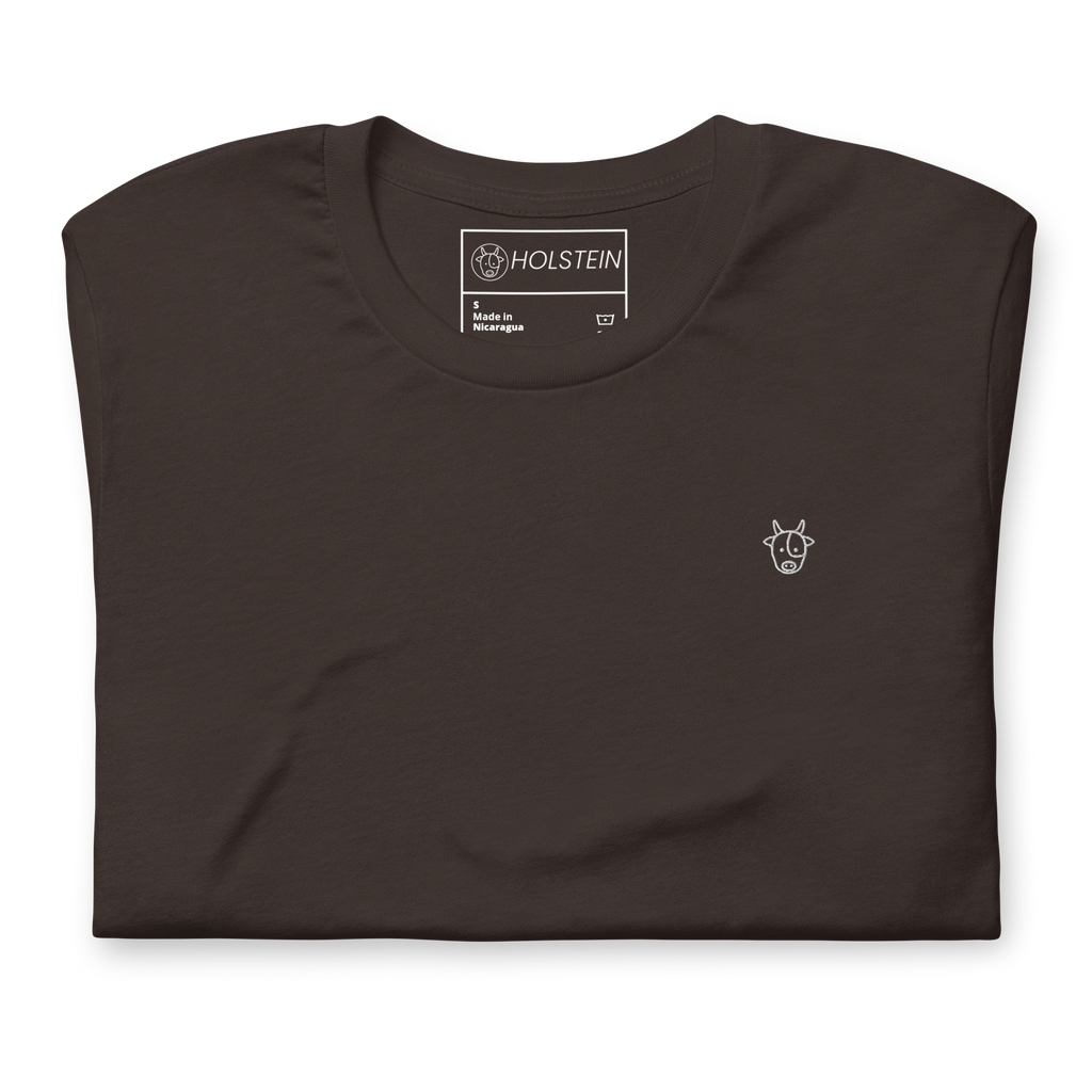 CAMISETA MINILOGO HOLSTEIN BLANCO