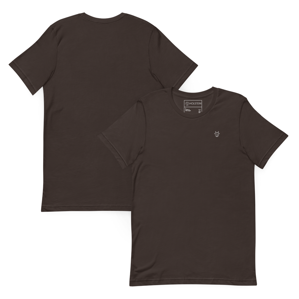 CAMISETA MINILOGO HOLSTEIN BLANCO