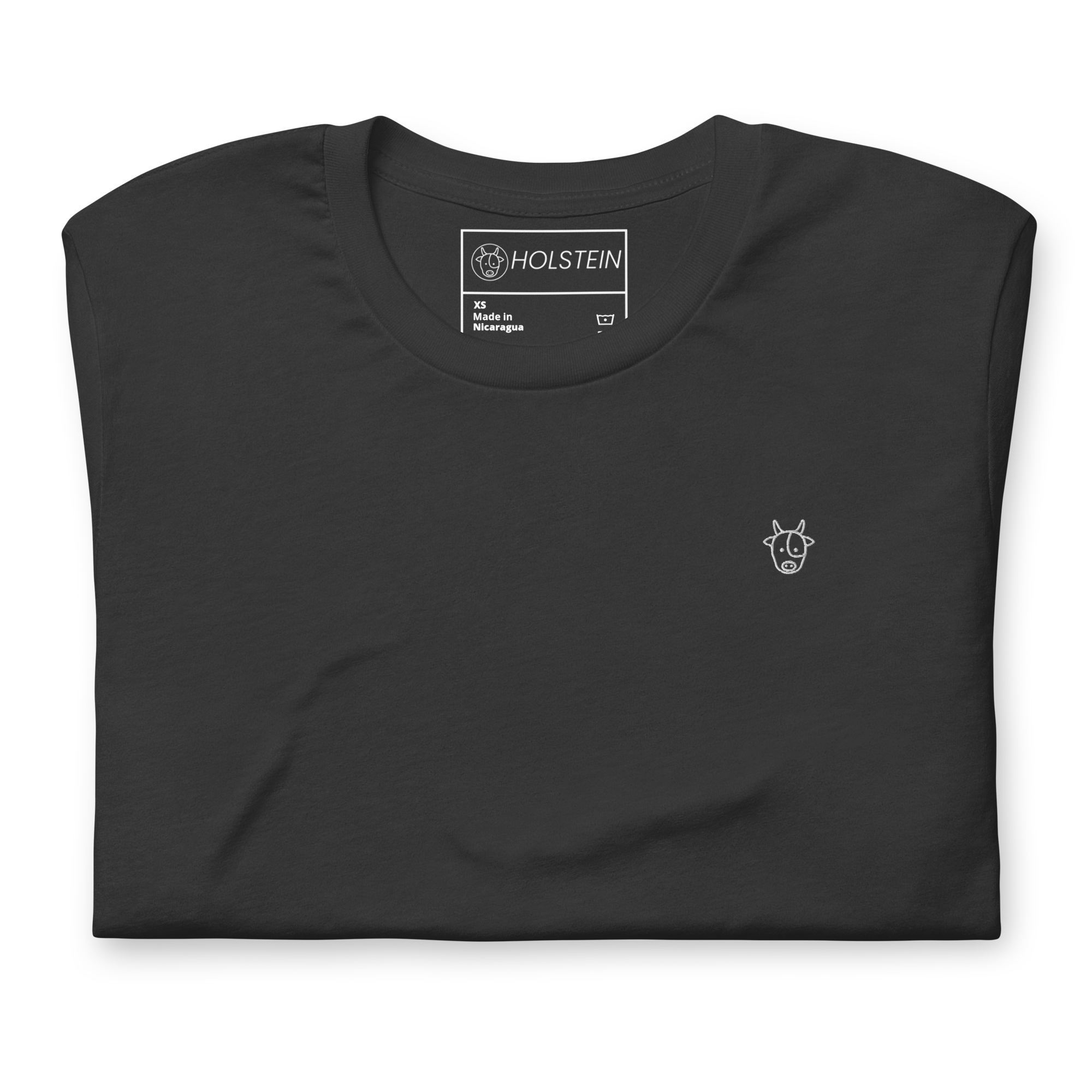 CAMISETA MINILOGO HOLSTEIN BLANCO