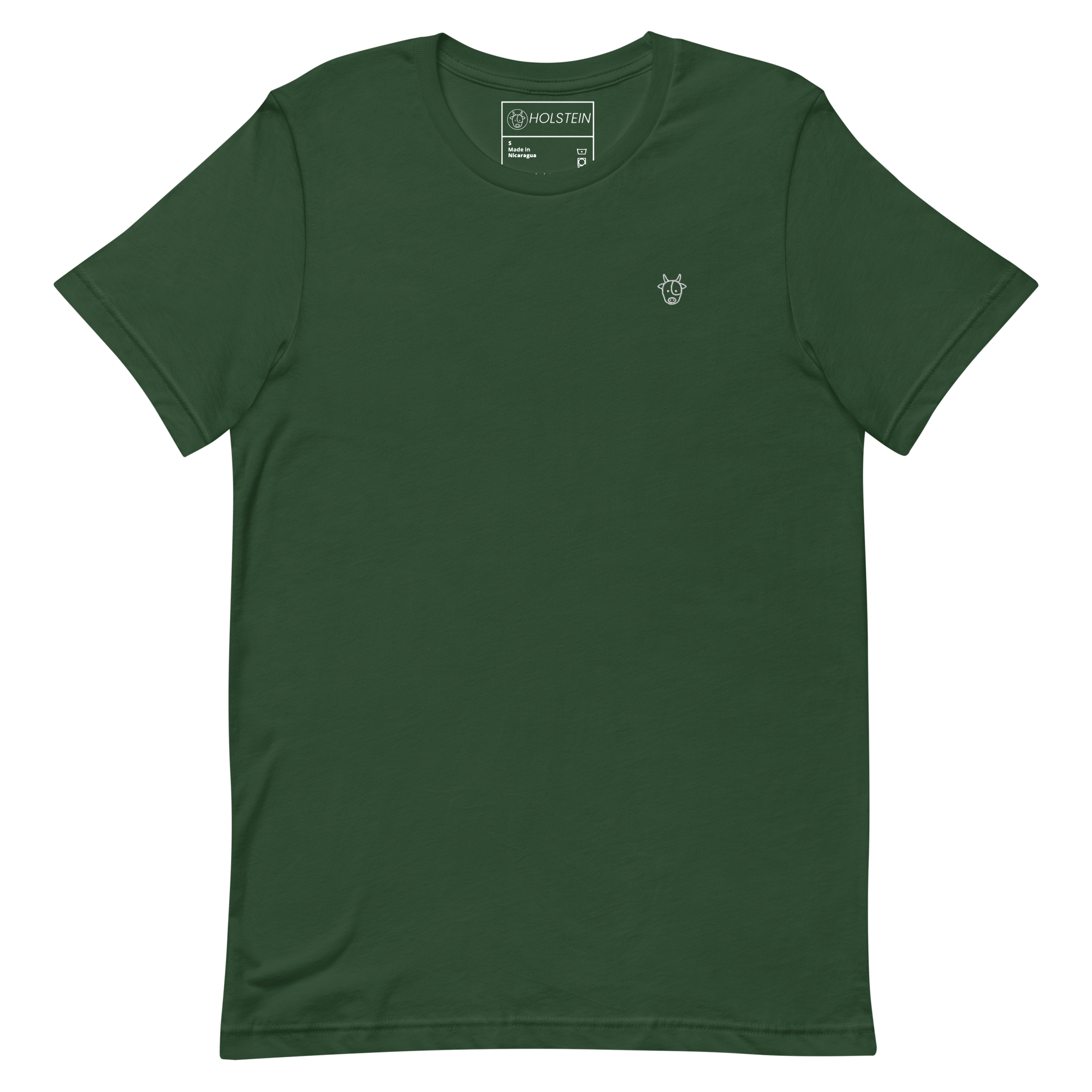 CAMISETA MINILOGO HOLSTEIN BLANCO