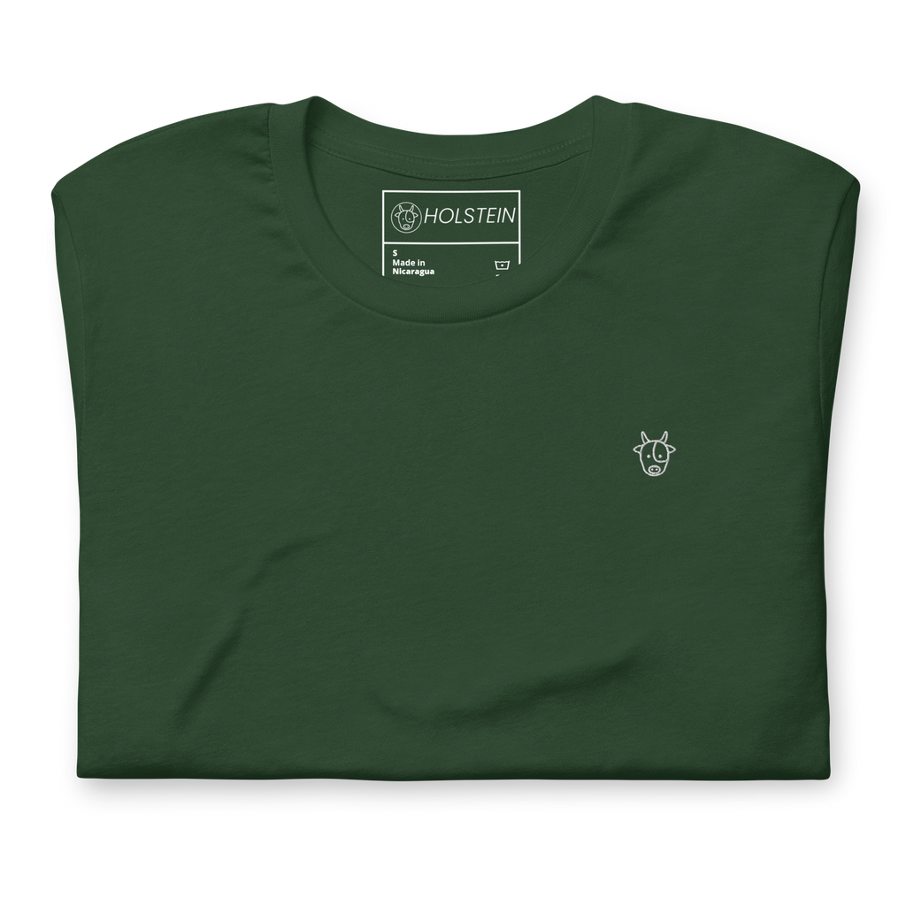 CAMISETA MINILOGO HOLSTEIN BLANCO