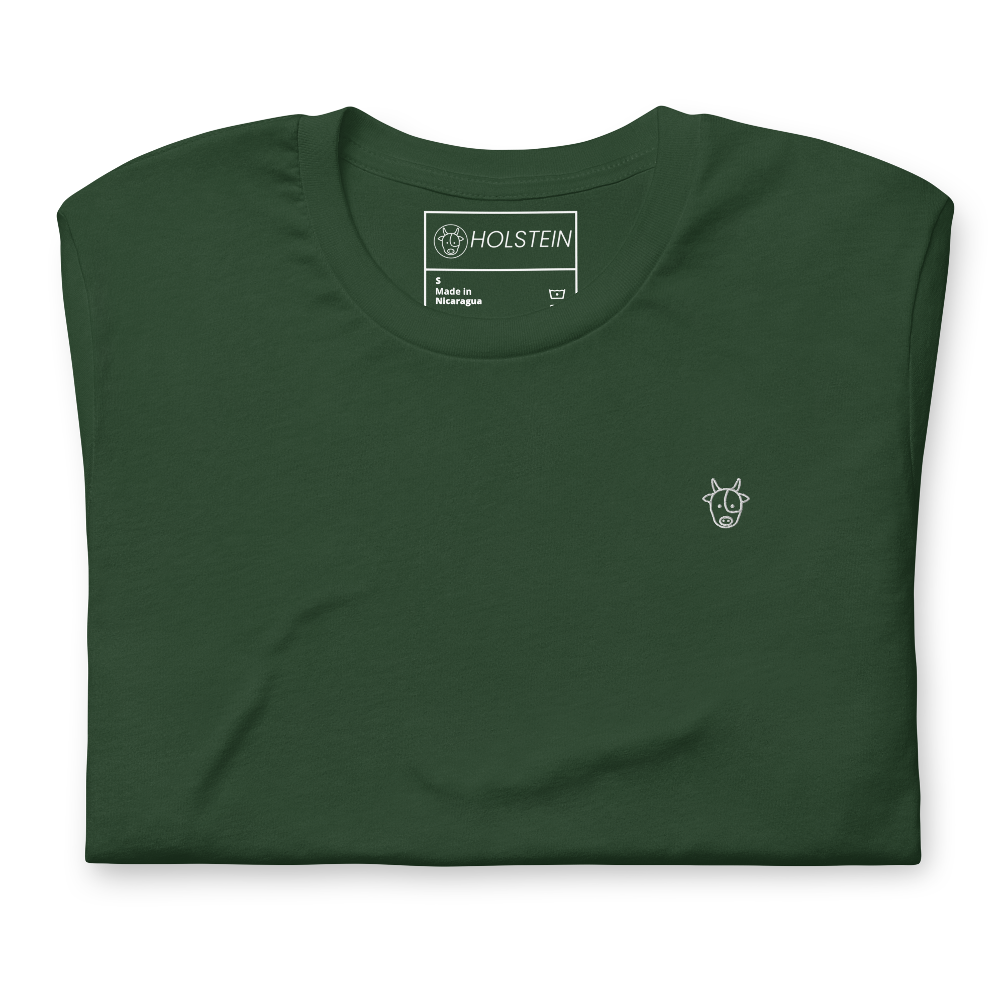 CAMISETA MINILOGO HOLSTEIN BLANCO