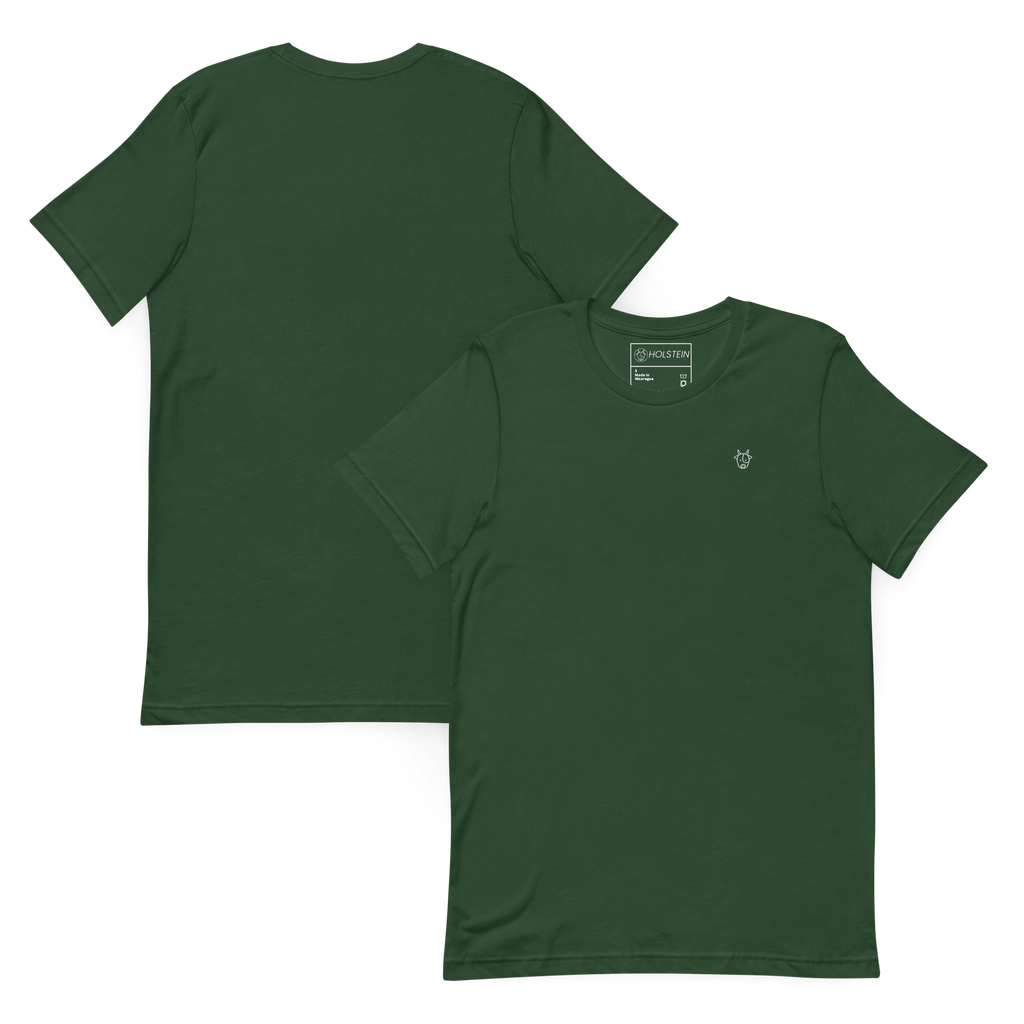 CAMISETA MINILOGO HOLSTEIN BLANCO