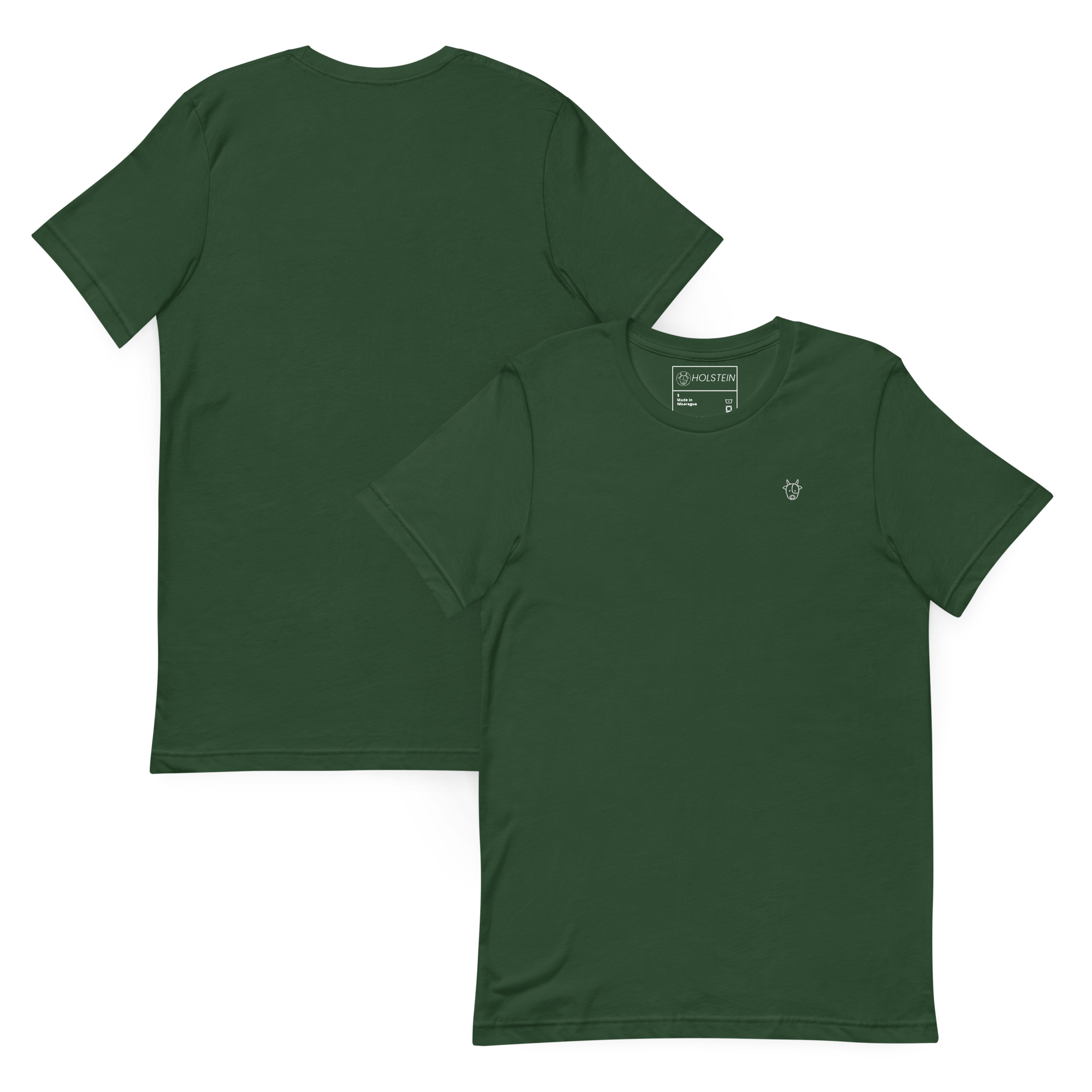 CAMISETA MINILOGO HOLSTEIN BLANCO
