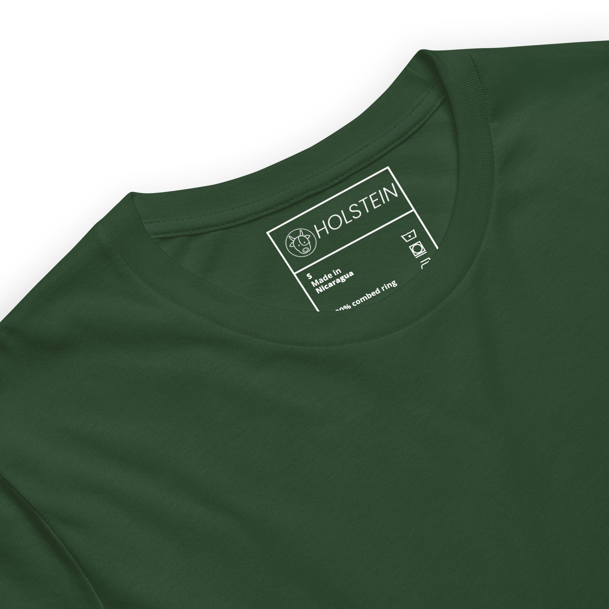 CAMISETA MINILOGO HOLSTEIN BLANCO