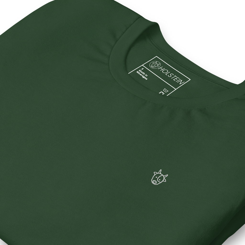 CAMISETA MINILOGO HOLSTEIN BLANCO