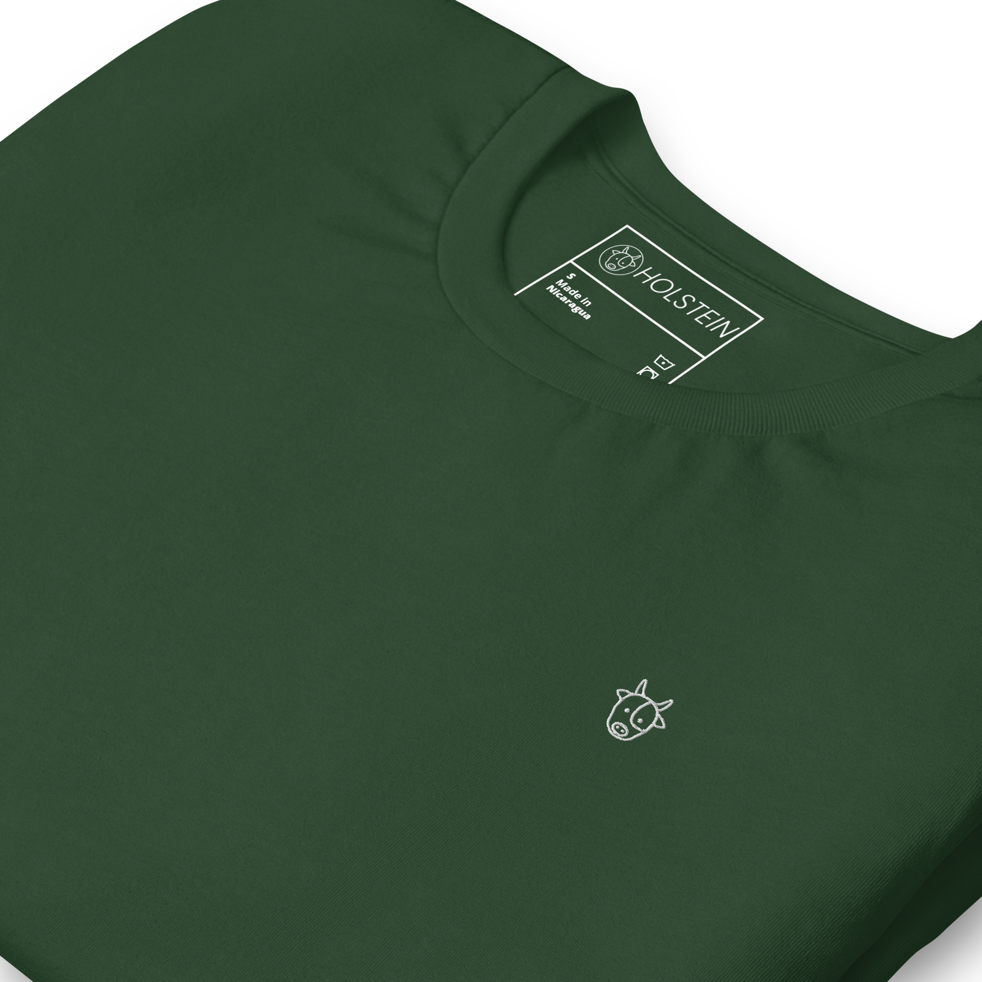 CAMISETA MINILOGO HOLSTEIN BLANCO