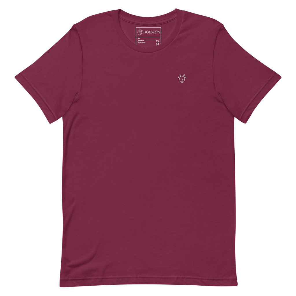 CAMISETA MINILOGO HOLSTEIN BLANCO