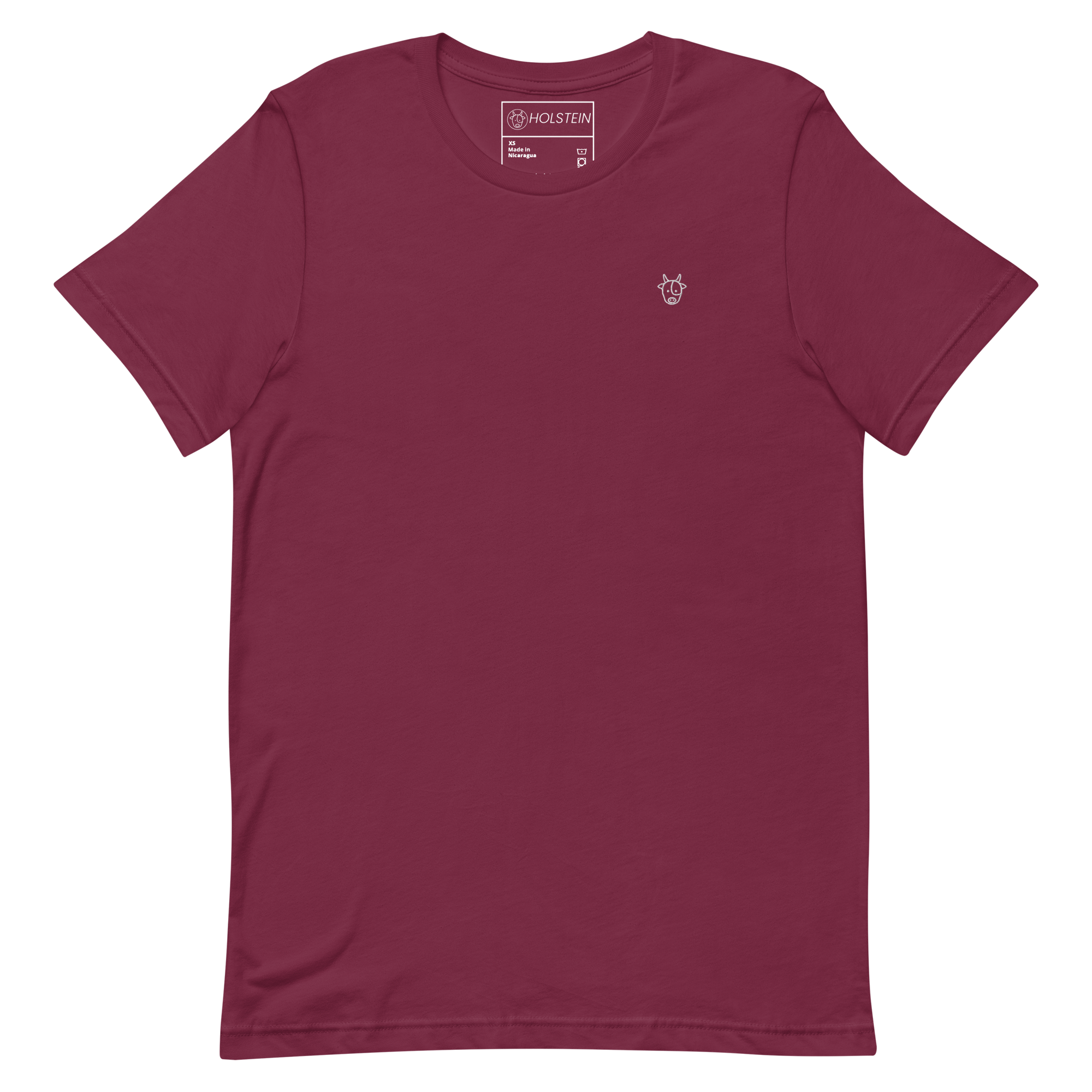CAMISETA MINILOGO HOLSTEIN BLANCO