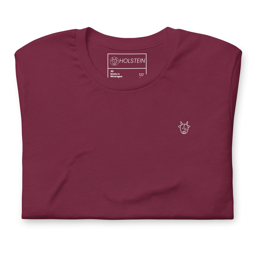 CAMISETA MINILOGO HOLSTEIN BLANCO