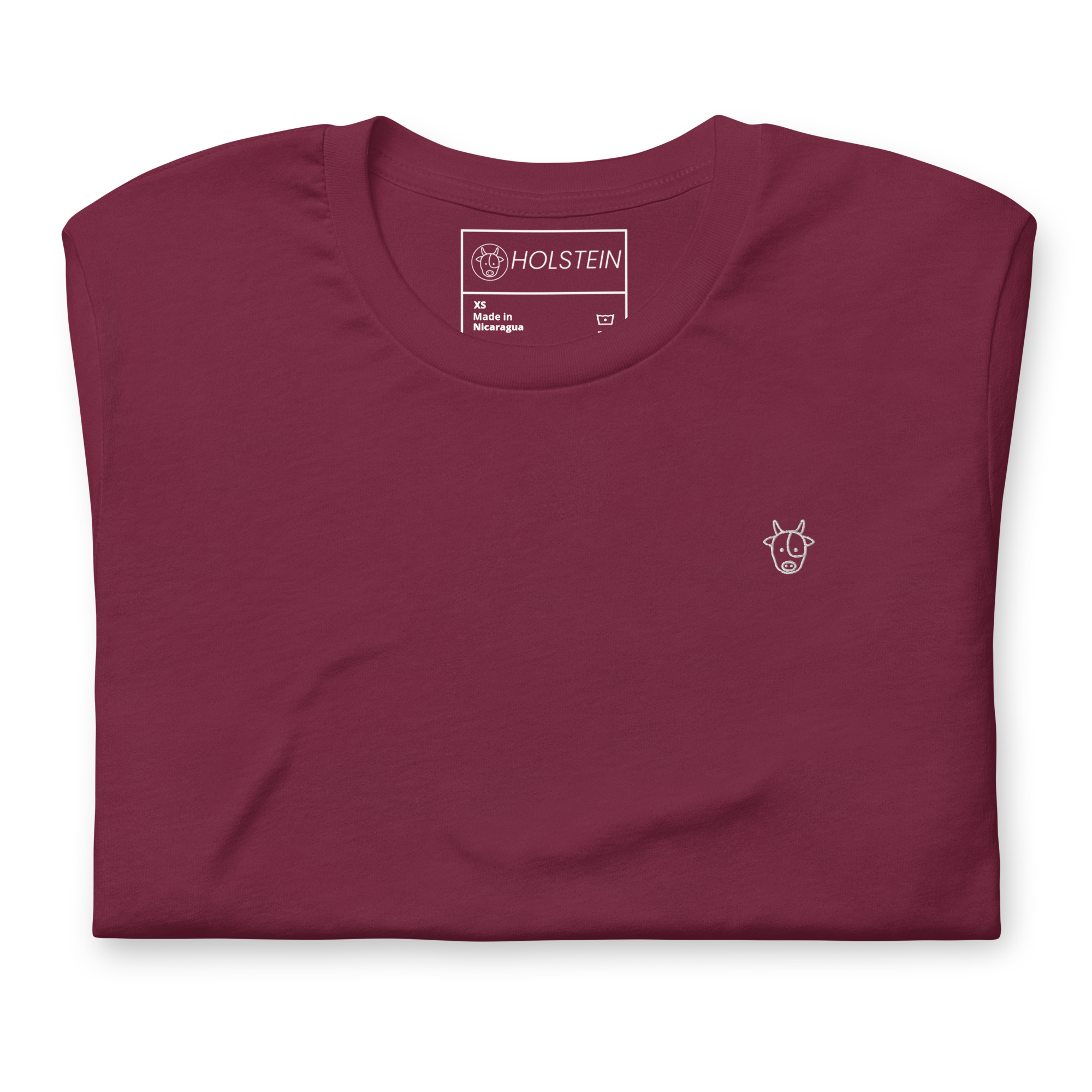 CAMISETA MINILOGO HOLSTEIN BLANCO