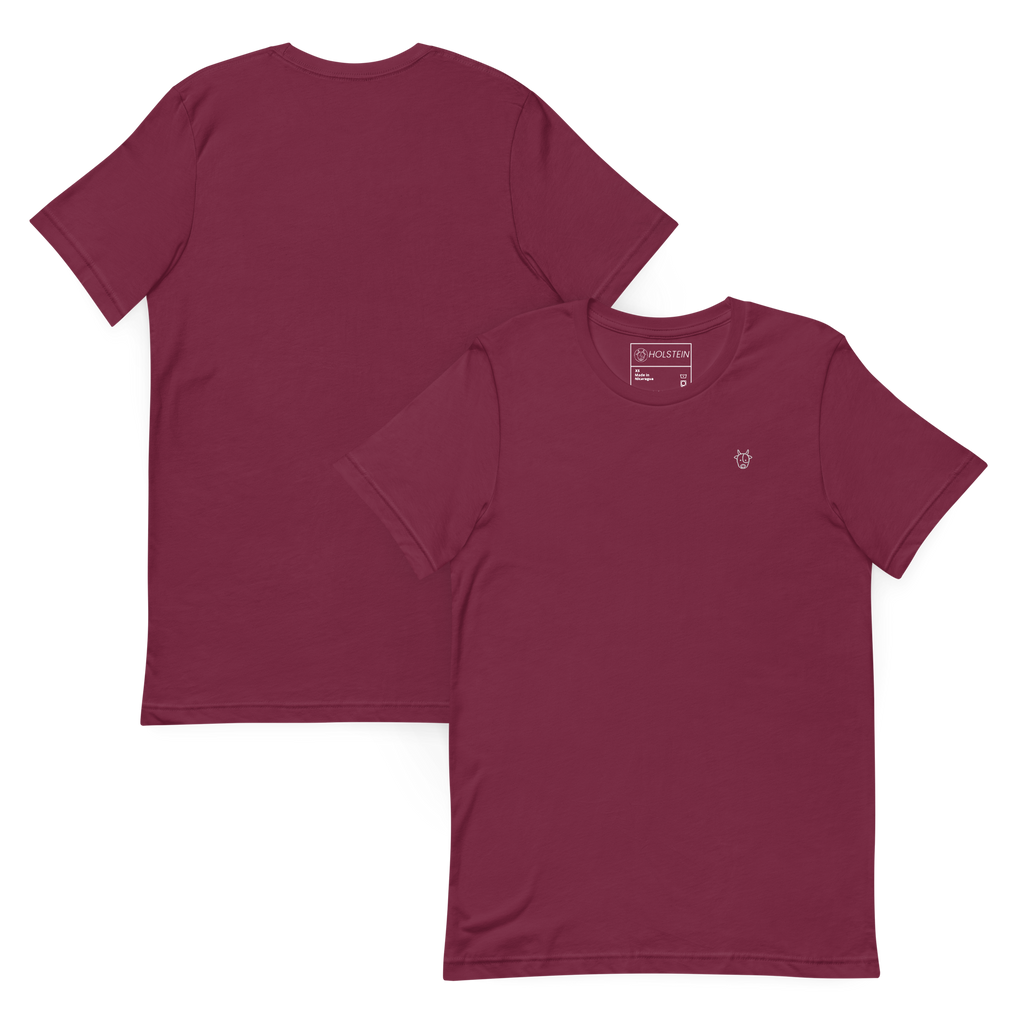 CAMISETA MINILOGO HOLSTEIN BLANCO