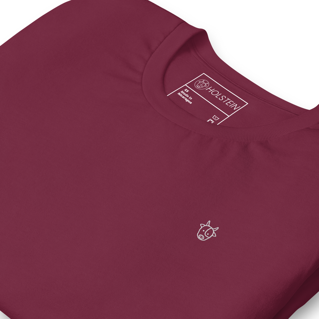 CAMISETA MINILOGO HOLSTEIN BLANCO