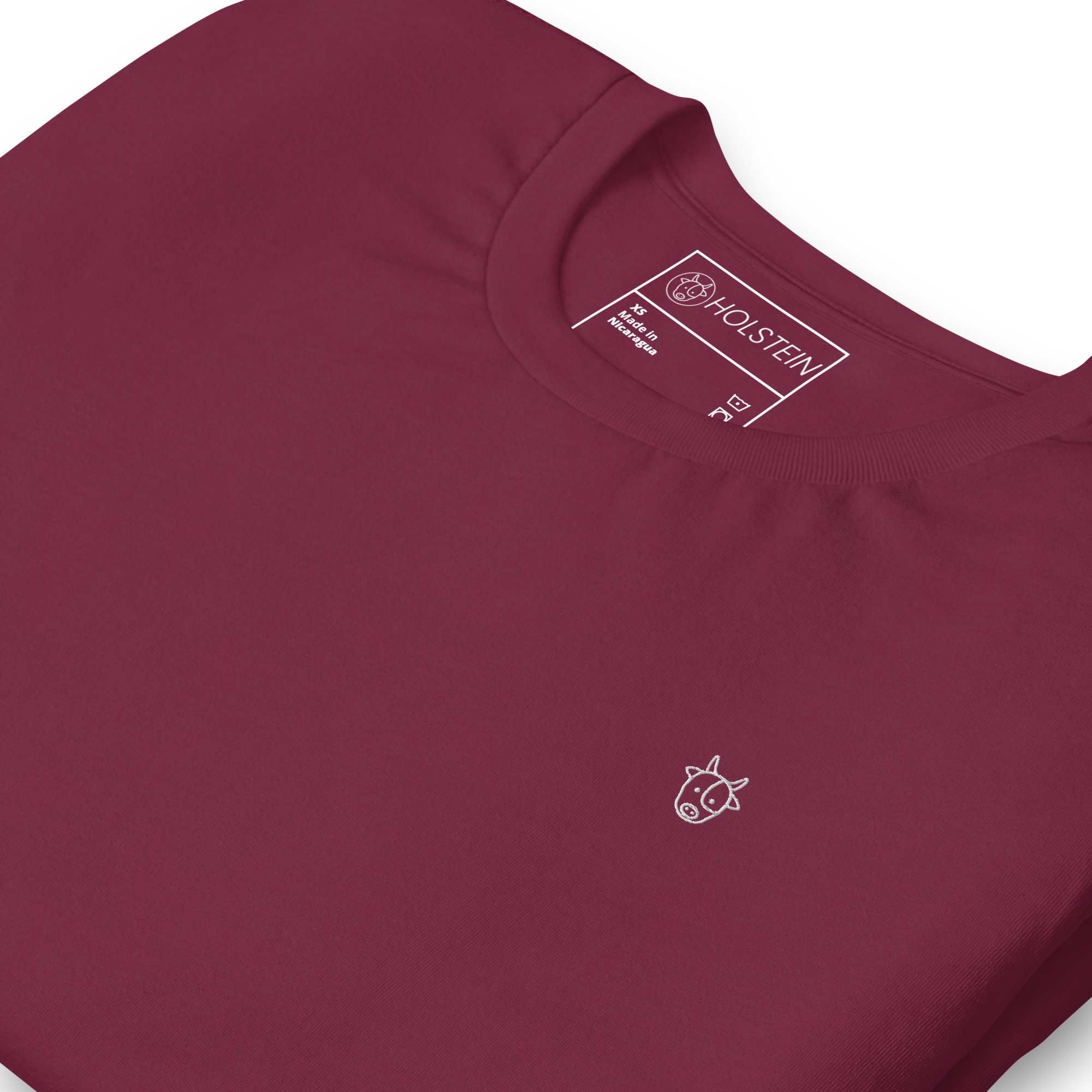 CAMISETA MINILOGO HOLSTEIN BLANCO