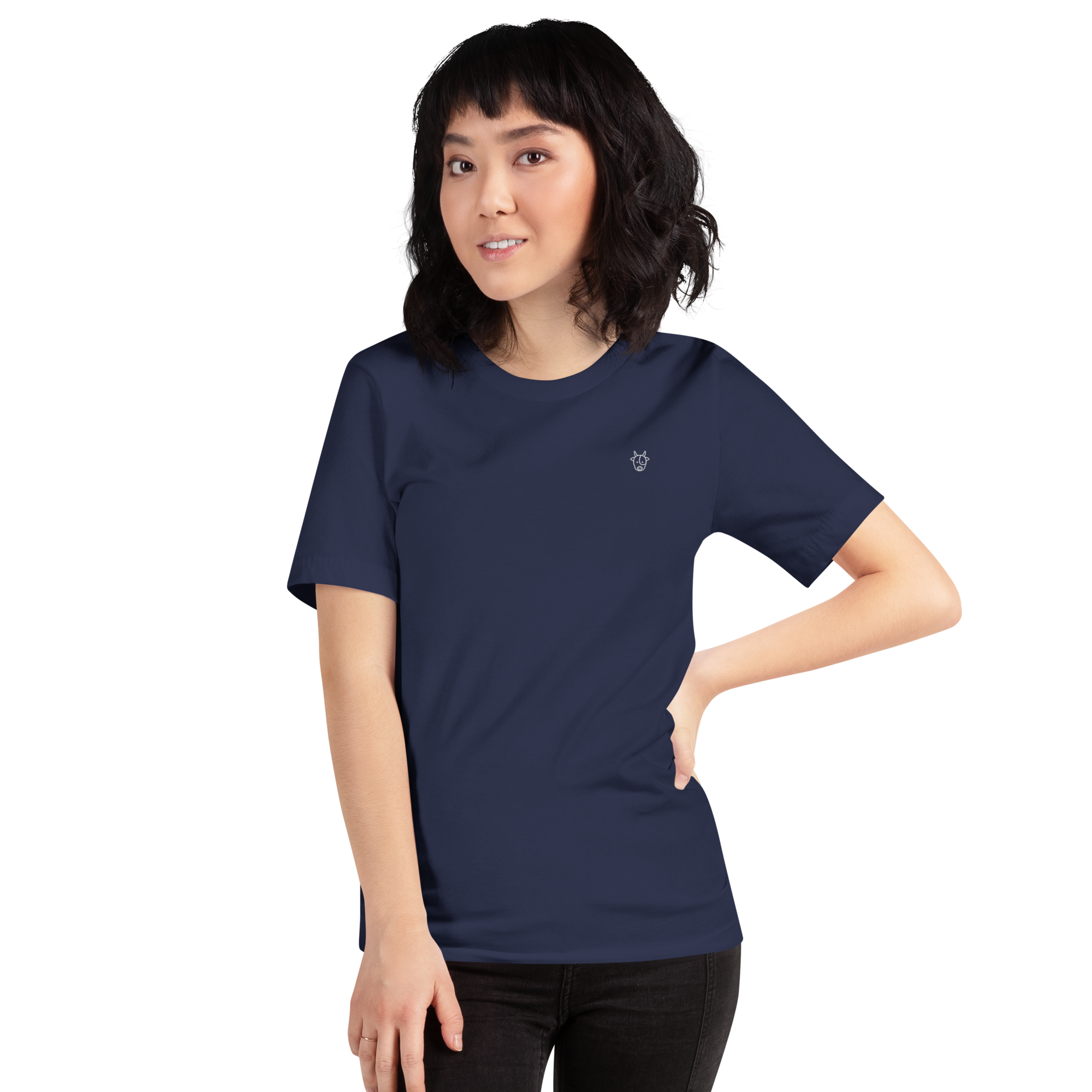 CAMISETA MINILOGO HOLSTEIN BLANCO