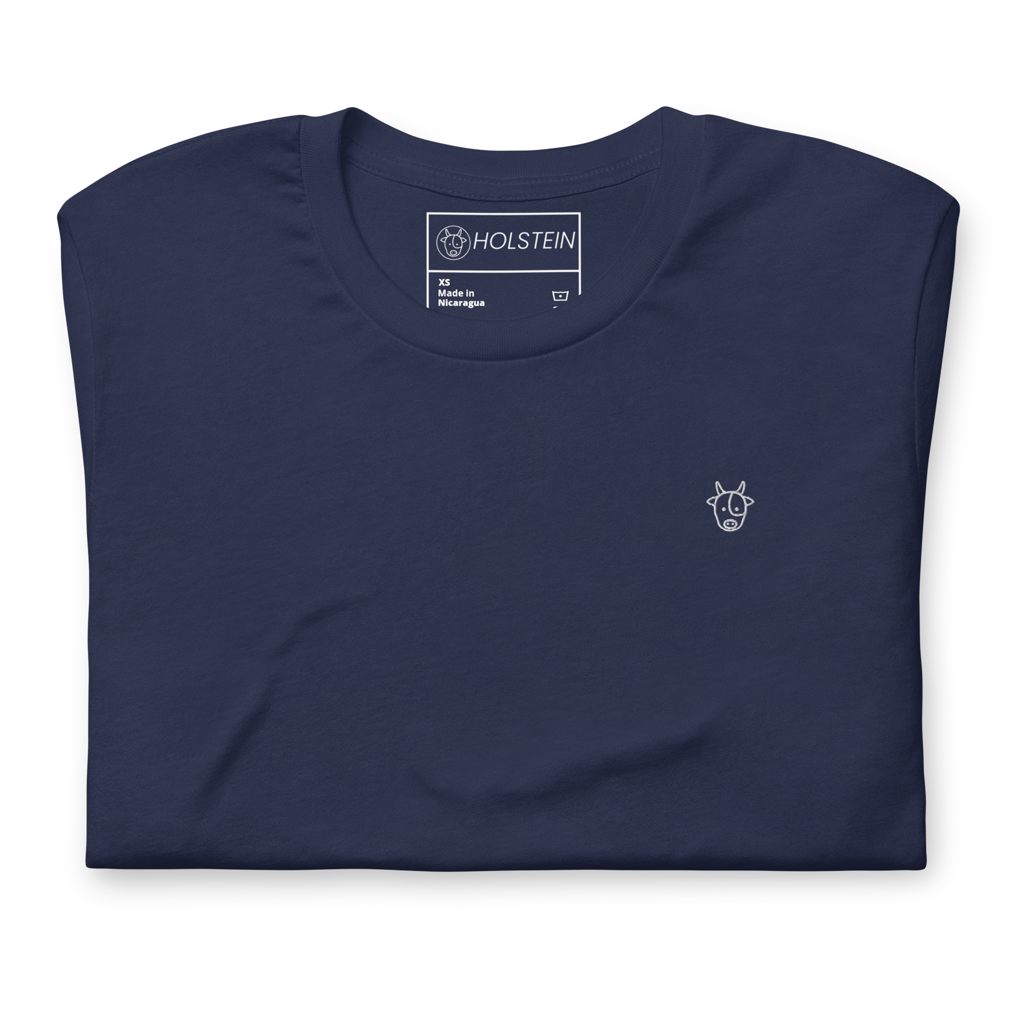 CAMISETA MINILOGO HOLSTEIN BLANCO