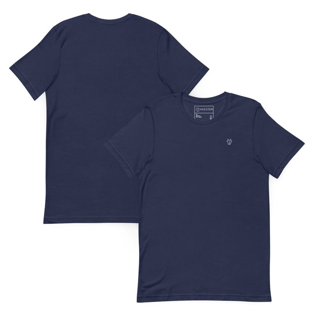 CAMISETA MINILOGO HOLSTEIN BLANCO