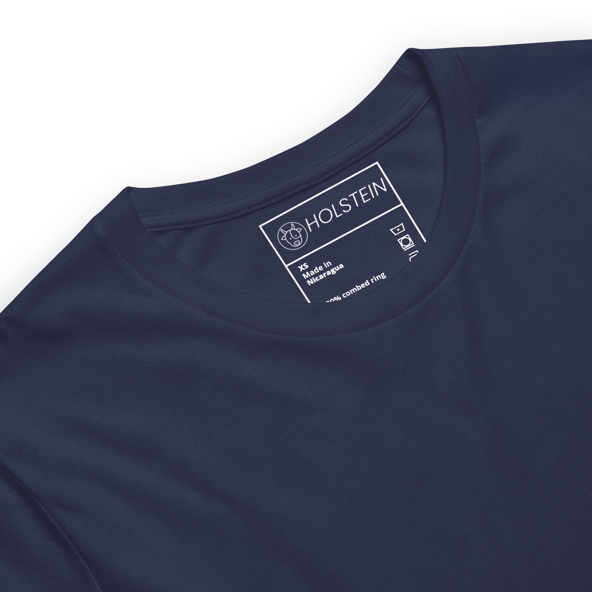 CAMISETA MINILOGO HOLSTEIN BLANCO