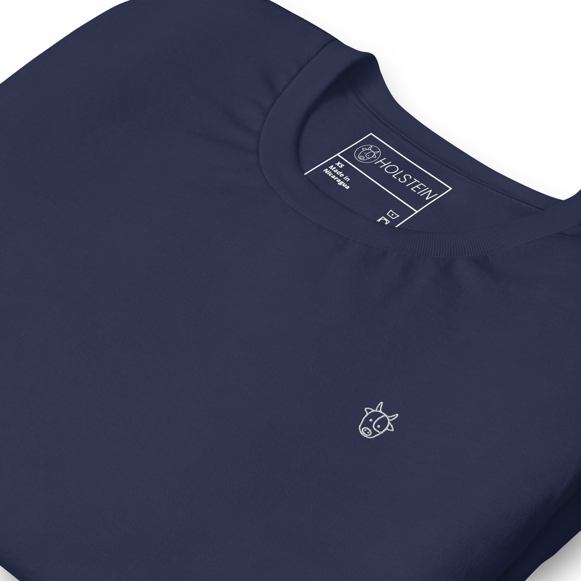 CAMISETA MINILOGO HOLSTEIN BLANCO